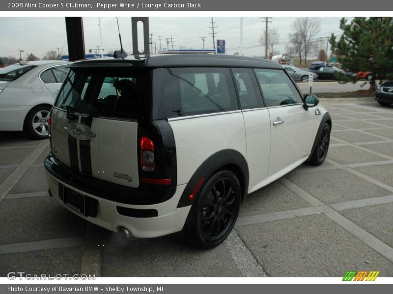 Pepper White / Lounge Carbon Black 2008 Mini Cooper S Clubman