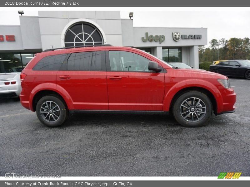 Redline / Black 2018 Dodge Journey SE