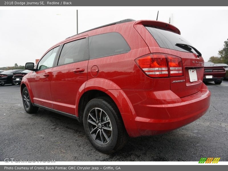 Redline / Black 2018 Dodge Journey SE