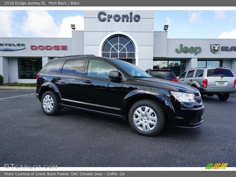 Pitch Black / Black 2018 Dodge Journey SE
