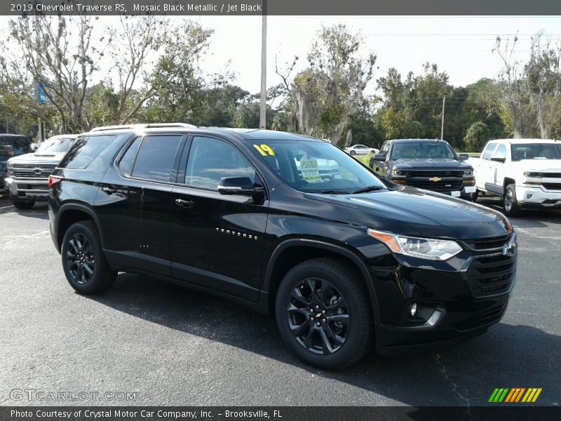 Mosaic Black Metallic / Jet Black 2019 Chevrolet Traverse RS
