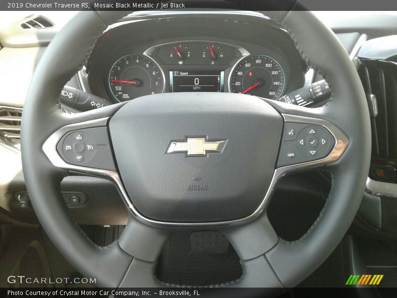 Mosaic Black Metallic / Jet Black 2019 Chevrolet Traverse RS