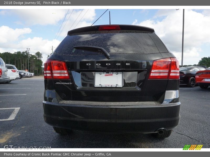 Pitch Black / Black 2018 Dodge Journey SE