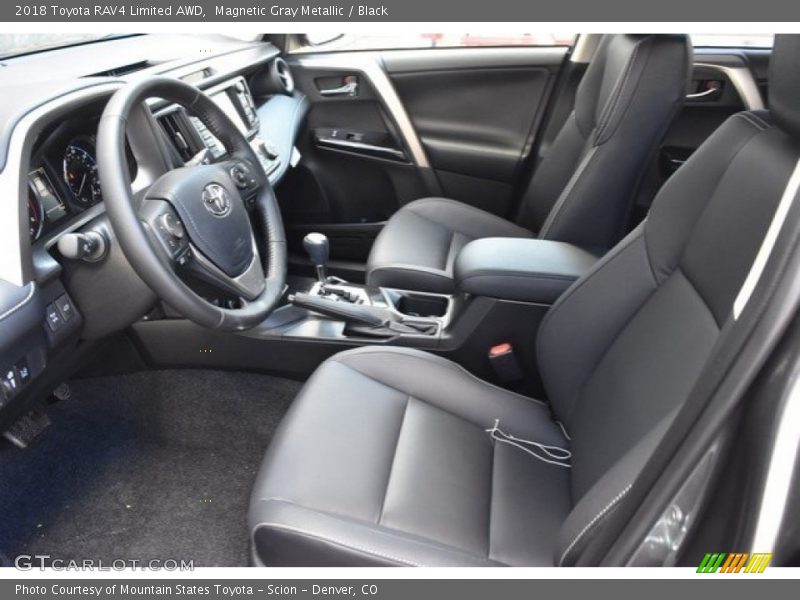 Magnetic Gray Metallic / Black 2018 Toyota RAV4 Limited AWD