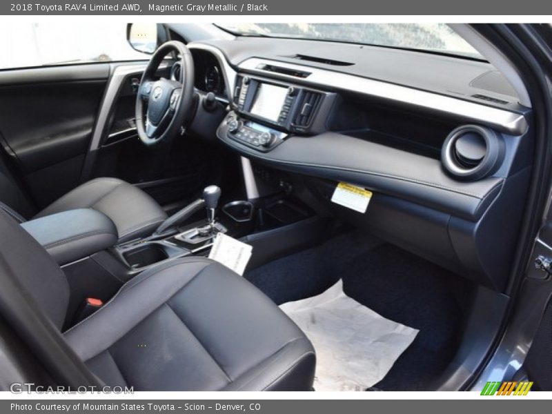 Magnetic Gray Metallic / Black 2018 Toyota RAV4 Limited AWD
