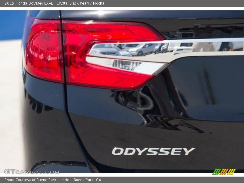 Crystal Black Pearl / Mocha 2019 Honda Odyssey EX-L