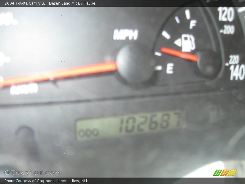 Desert Sand Mica / Taupe 2004 Toyota Camry LE