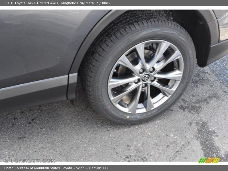 Magnetic Gray Metallic / Black 2018 Toyota RAV4 Limited AWD