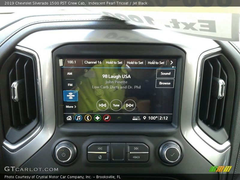 Iridescent Pearl Tricoat / Jet Black 2019 Chevrolet Silverado 1500 RST Crew Cab