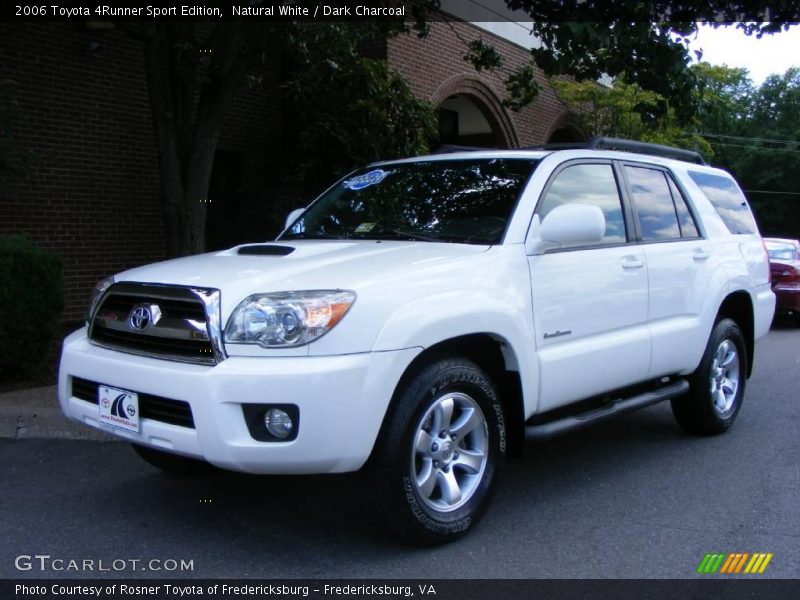 Natural White / Dark Charcoal 2006 Toyota 4Runner Sport Edition