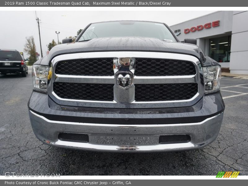 Maximum Steel Metallic / Black/Diesel Gray 2019 Ram 1500 Classic Tradesman Quad Cab