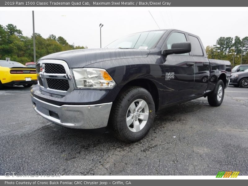 Maximum Steel Metallic / Black/Diesel Gray 2019 Ram 1500 Classic Tradesman Quad Cab