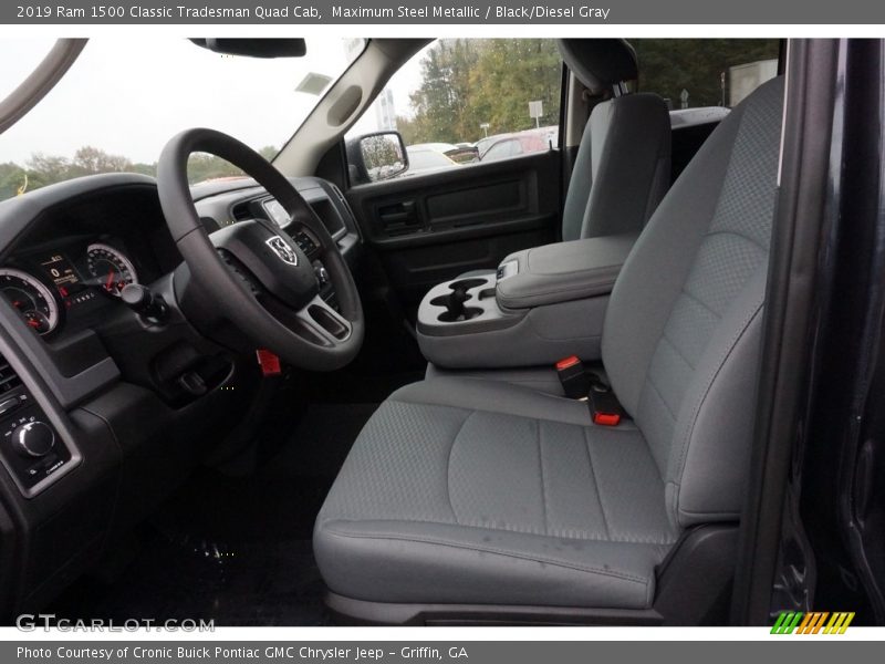 Maximum Steel Metallic / Black/Diesel Gray 2019 Ram 1500 Classic Tradesman Quad Cab