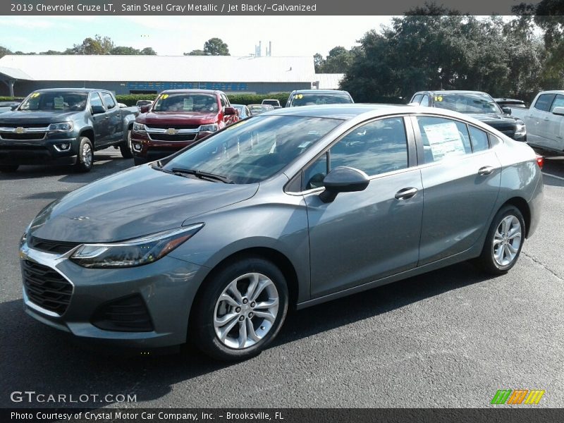 Satin Steel Gray Metallic / Jet Black/­Galvanized 2019 Chevrolet Cruze LT