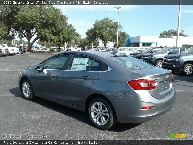 Satin Steel Gray Metallic / Jet Black/­Galvanized 2019 Chevrolet Cruze LT