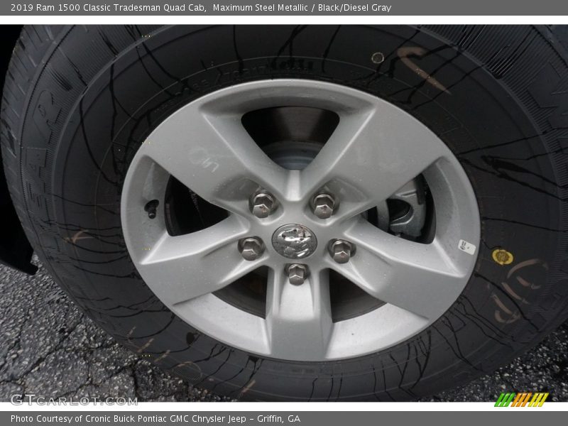 Maximum Steel Metallic / Black/Diesel Gray 2019 Ram 1500 Classic Tradesman Quad Cab