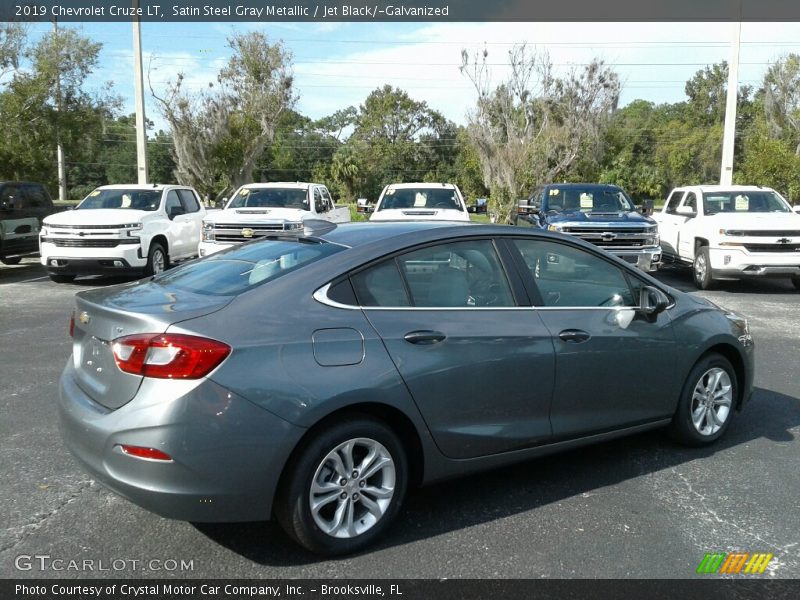 Satin Steel Gray Metallic / Jet Black/­Galvanized 2019 Chevrolet Cruze LT