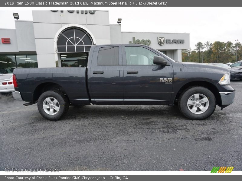 Maximum Steel Metallic / Black/Diesel Gray 2019 Ram 1500 Classic Tradesman Quad Cab