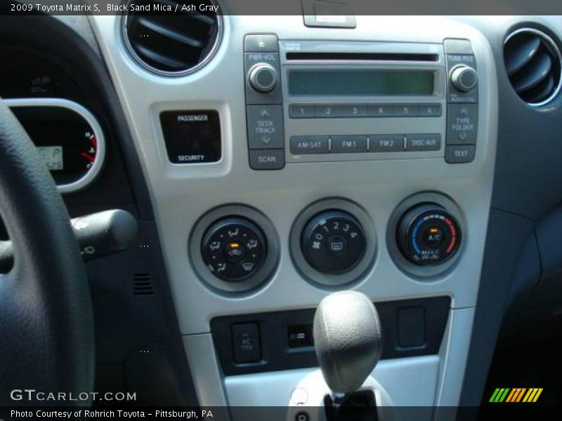 Black Sand Mica / Ash Gray 2009 Toyota Matrix S