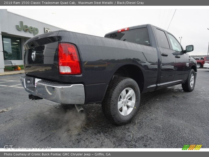 Maximum Steel Metallic / Black/Diesel Gray 2019 Ram 1500 Classic Tradesman Quad Cab