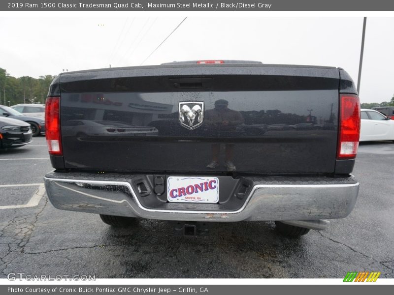 Maximum Steel Metallic / Black/Diesel Gray 2019 Ram 1500 Classic Tradesman Quad Cab