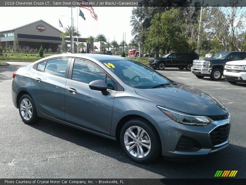 Satin Steel Gray Metallic / Jet Black/­Galvanized 2019 Chevrolet Cruze LT