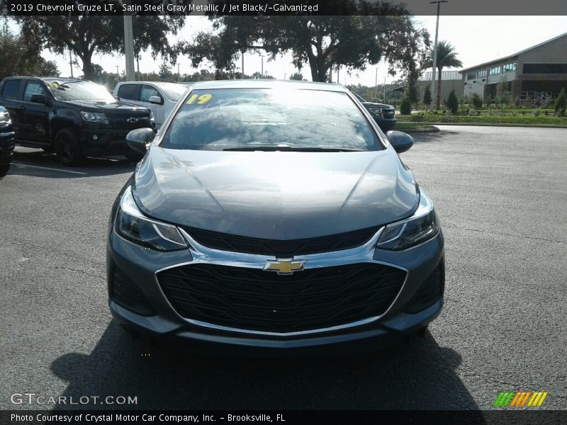 Satin Steel Gray Metallic / Jet Black/­Galvanized 2019 Chevrolet Cruze LT