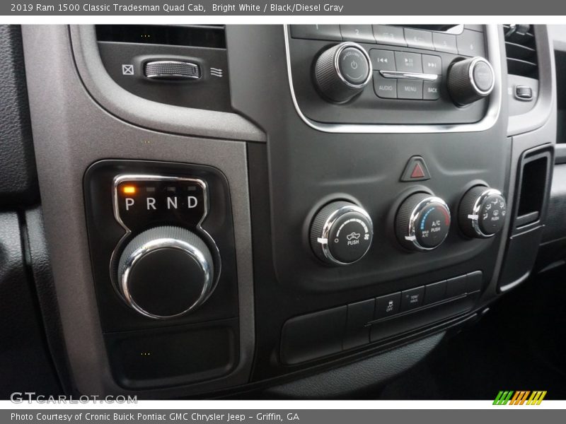 Bright White / Black/Diesel Gray 2019 Ram 1500 Classic Tradesman Quad Cab