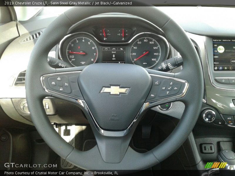 Satin Steel Gray Metallic / Jet Black/­Galvanized 2019 Chevrolet Cruze LT