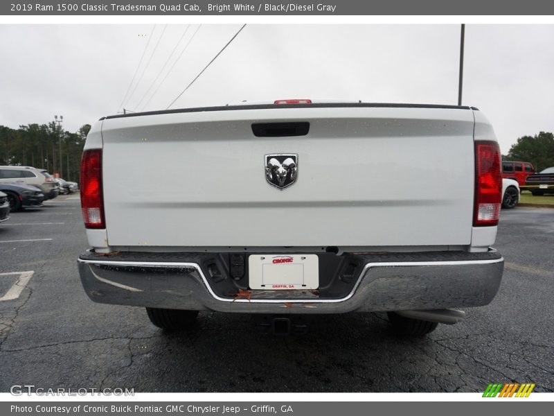 Bright White / Black/Diesel Gray 2019 Ram 1500 Classic Tradesman Quad Cab