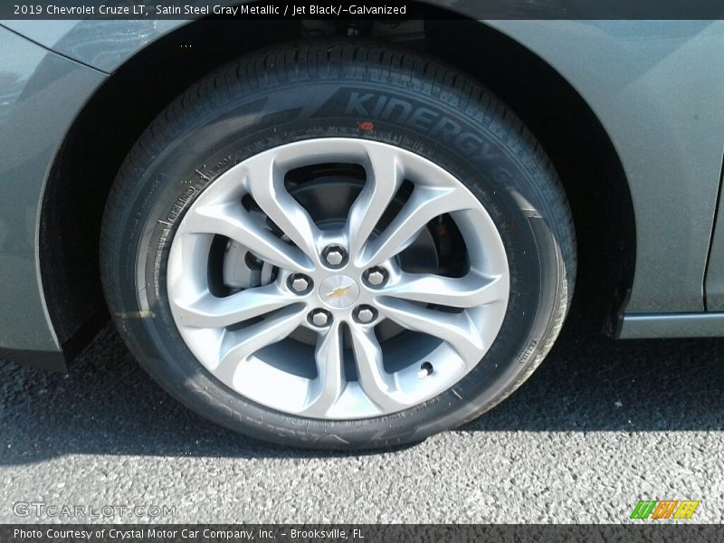 Satin Steel Gray Metallic / Jet Black/­Galvanized 2019 Chevrolet Cruze LT