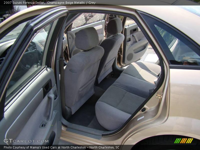 Champagne Beige Metallic / Grey 2007 Suzuki Forenza Sedan