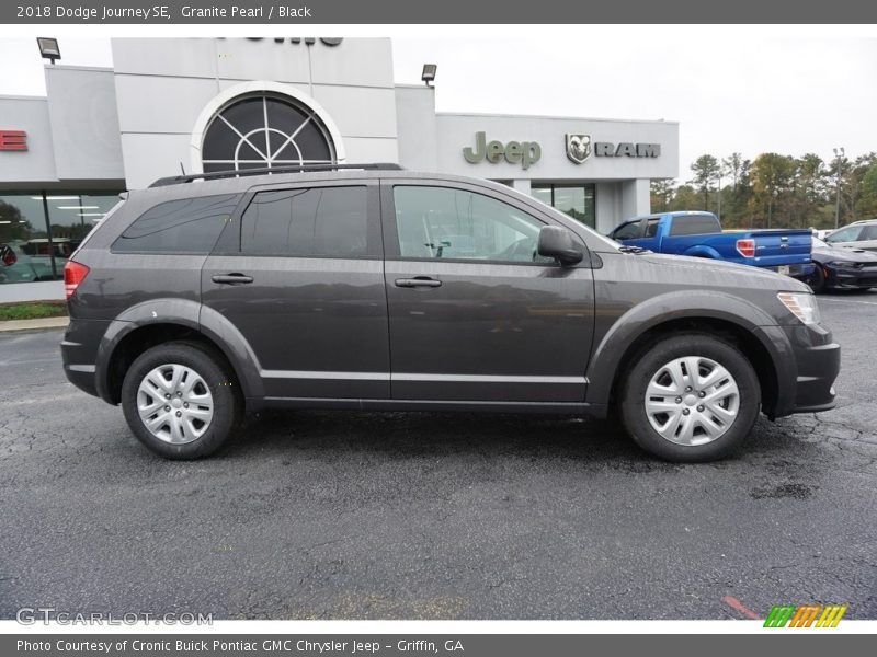 Granite Pearl / Black 2018 Dodge Journey SE