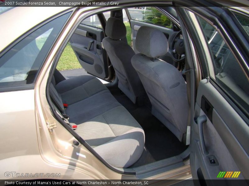 Champagne Beige Metallic / Grey 2007 Suzuki Forenza Sedan