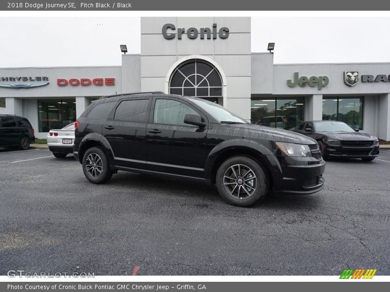 Pitch Black / Black 2018 Dodge Journey SE
