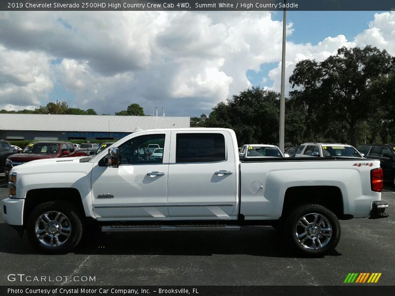 Summit White / High Country Saddle 2019 Chevrolet Silverado 2500HD High Country Crew Cab 4WD