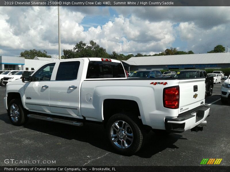 Summit White / High Country Saddle 2019 Chevrolet Silverado 2500HD High Country Crew Cab 4WD