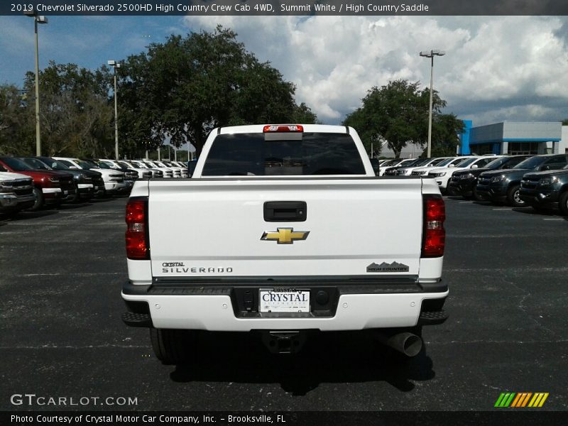 Summit White / High Country Saddle 2019 Chevrolet Silverado 2500HD High Country Crew Cab 4WD