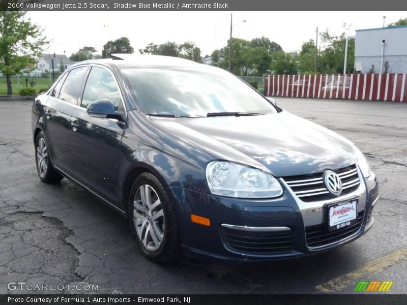 Shadow Blue Metallic / Anthracite Black 2006 Volkswagen Jetta 2.5 Sedan