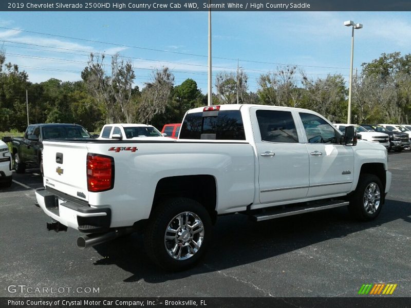 Summit White / High Country Saddle 2019 Chevrolet Silverado 2500HD High Country Crew Cab 4WD