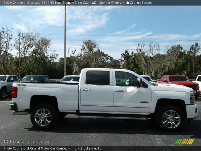 Summit White / High Country Saddle 2019 Chevrolet Silverado 2500HD High Country Crew Cab 4WD