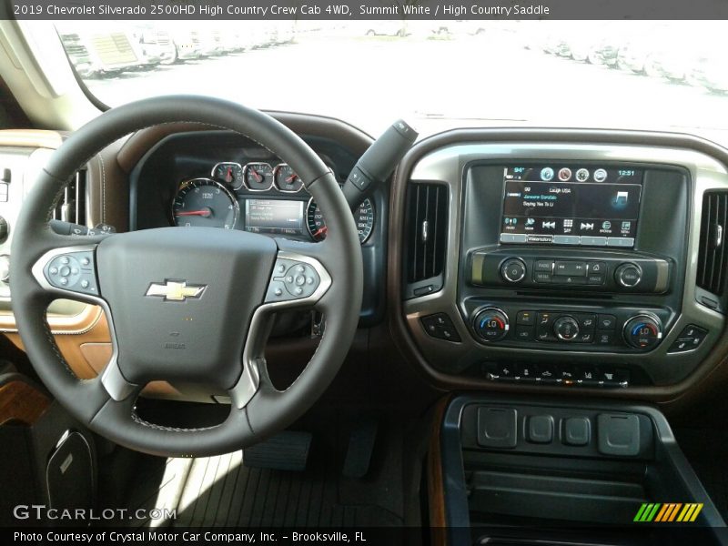 Summit White / High Country Saddle 2019 Chevrolet Silverado 2500HD High Country Crew Cab 4WD