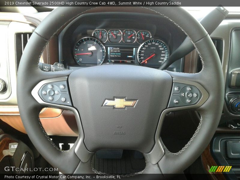 Summit White / High Country Saddle 2019 Chevrolet Silverado 2500HD High Country Crew Cab 4WD