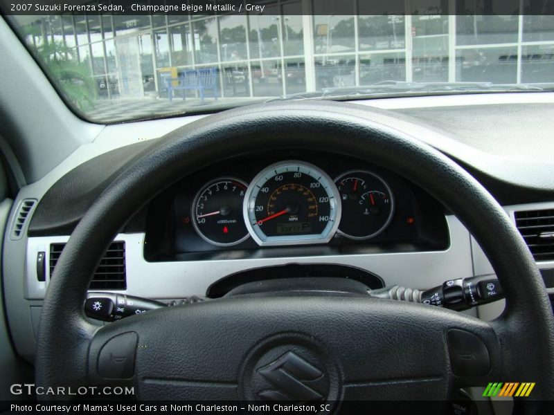 Champagne Beige Metallic / Grey 2007 Suzuki Forenza Sedan