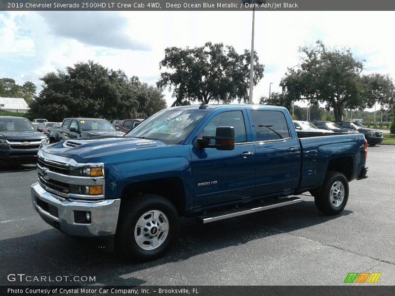 Deep Ocean Blue Metallic / Dark Ash/Jet Black 2019 Chevrolet Silverado 2500HD LT Crew Cab 4WD
