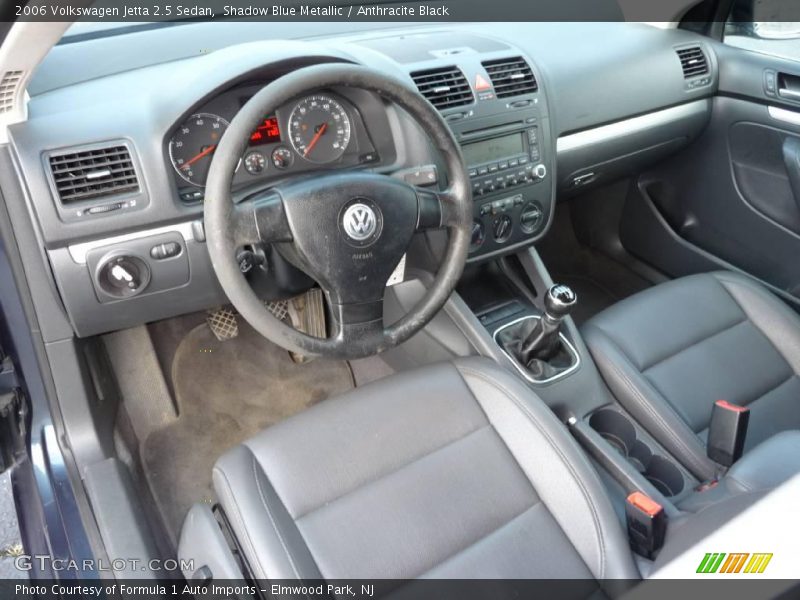 Shadow Blue Metallic / Anthracite Black 2006 Volkswagen Jetta 2.5 Sedan