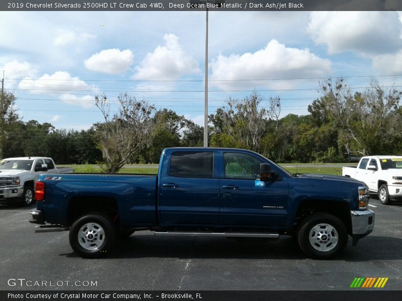 Deep Ocean Blue Metallic / Dark Ash/Jet Black 2019 Chevrolet Silverado 2500HD LT Crew Cab 4WD