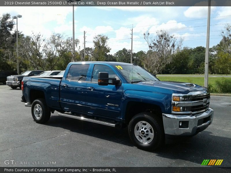 Deep Ocean Blue Metallic / Dark Ash/Jet Black 2019 Chevrolet Silverado 2500HD LT Crew Cab 4WD
