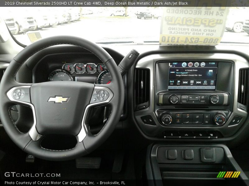 Deep Ocean Blue Metallic / Dark Ash/Jet Black 2019 Chevrolet Silverado 2500HD LT Crew Cab 4WD