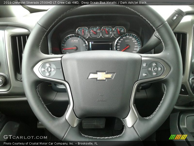 Deep Ocean Blue Metallic / Dark Ash/Jet Black 2019 Chevrolet Silverado 2500HD LT Crew Cab 4WD